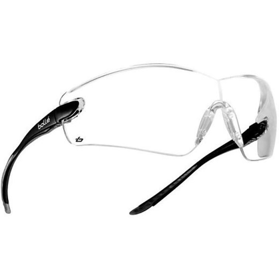 BOLLE Cobra Safety Spectacles Wrap Around Fit 2C-1.2 1 Lens EN166 FT Clear