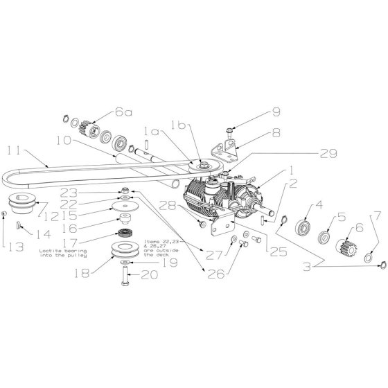 Gearbox Assembly for Morrison