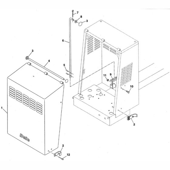 Cover Assembly for Site Mixer