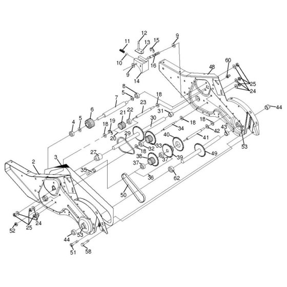 Transmission Assembly for CRT 900