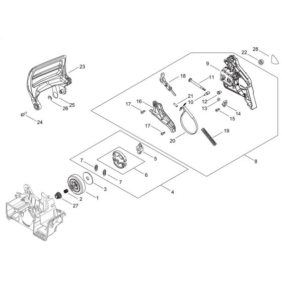 Chain Brake for ECHO CS-3510ES