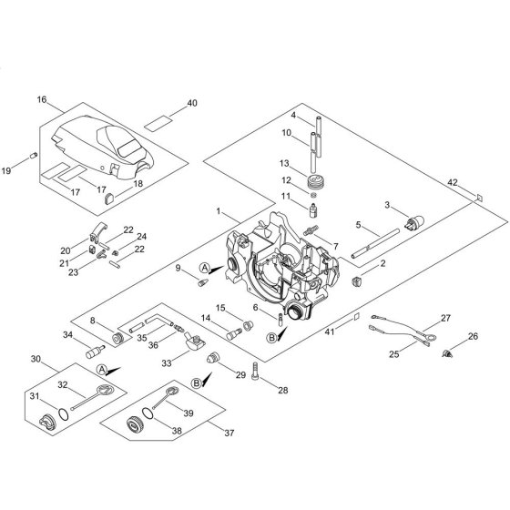 Engine Cover for ECHO CS-352AC