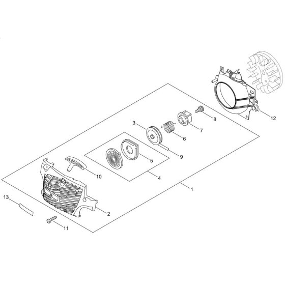 Recoil Starter for ECHO CS-352AC