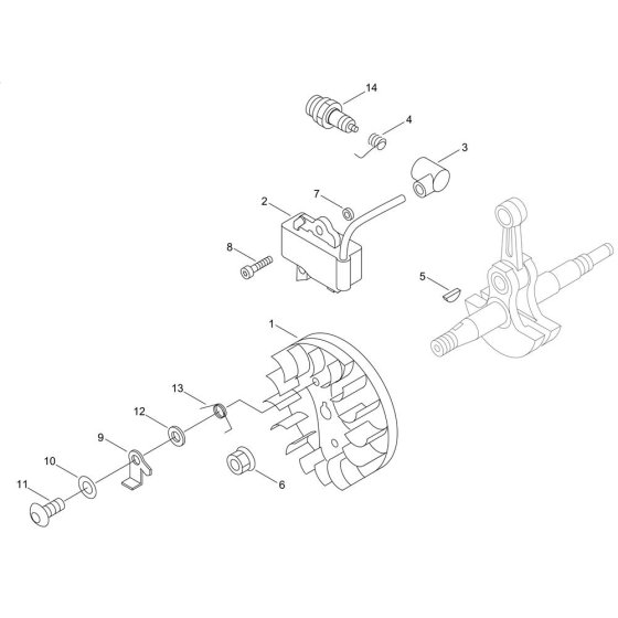 Magneto for ECHO CS-352ES