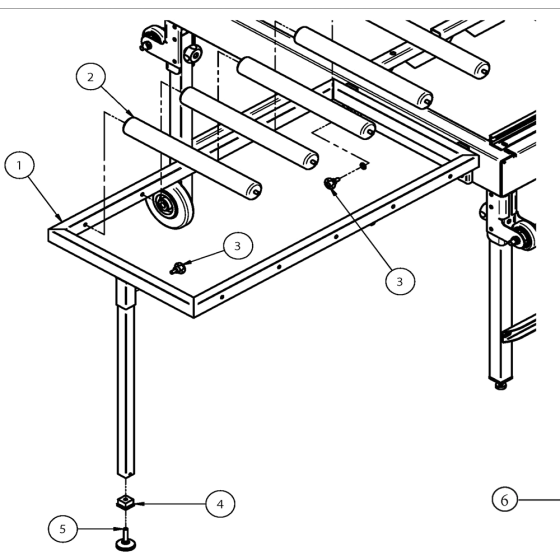 Roller Extension Assembly