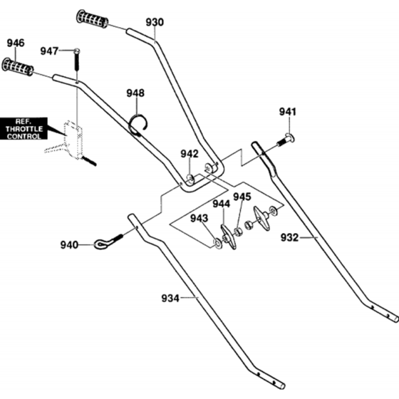 Handle Assembly for Husqvarna CT 16