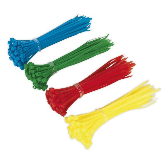 Assorted Cable Tie 100 x 2.5mm Pack of 200