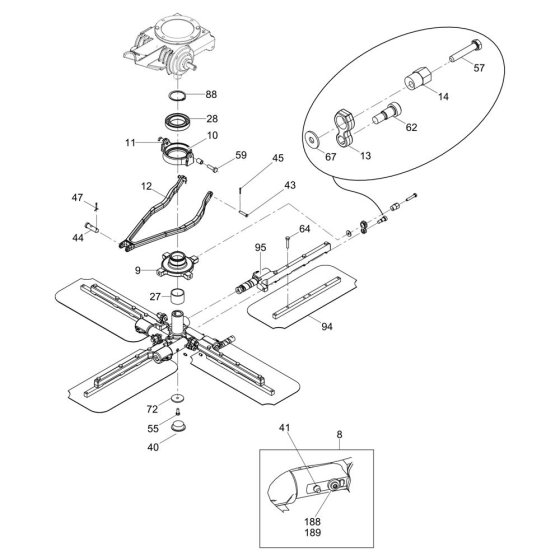 Blade Assembly for Wacker CT36-400E