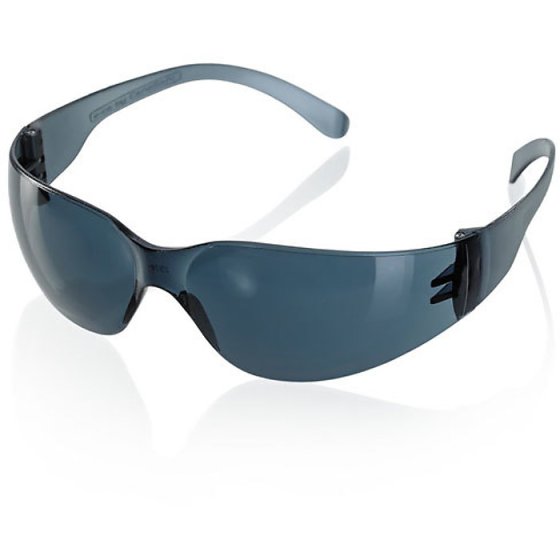 Ancona Safety Spectacles Wrap around Lens EN166 - Optical Class 1 FT Grey
