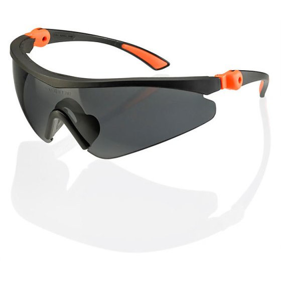 Traders Roma Spectacles Wrap Around Eye-Wear EN166-Optical Class:1 FT Grey