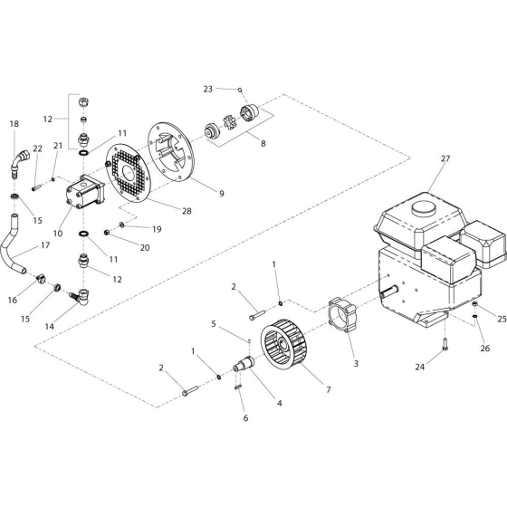 Pump and Motor Assembly