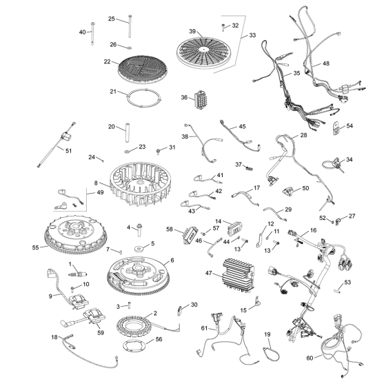 Ignition/Charging for Kohler CV732