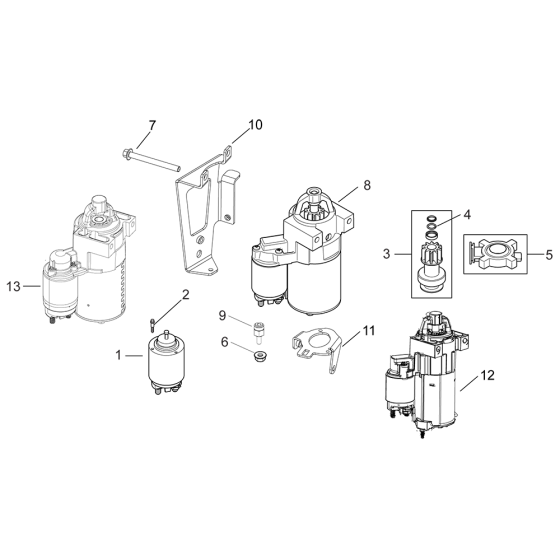Kohler CV940 Starting Parts