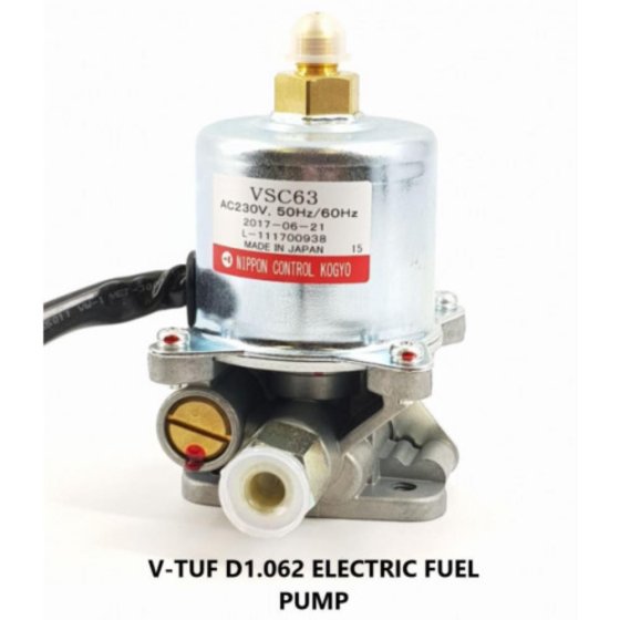 Fuel Pump - Electric/Solinoid Type 240 Volt Nippon - For Rapidvsc - V-TUF Pressure Washer Parts - D1.062