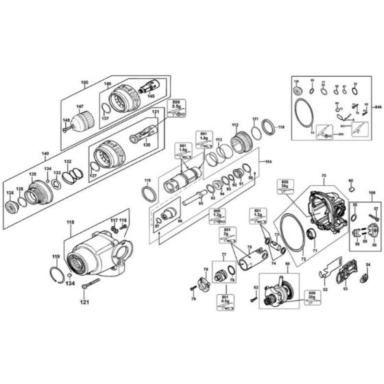 Clutch Assembly for DeWalt D25324K
