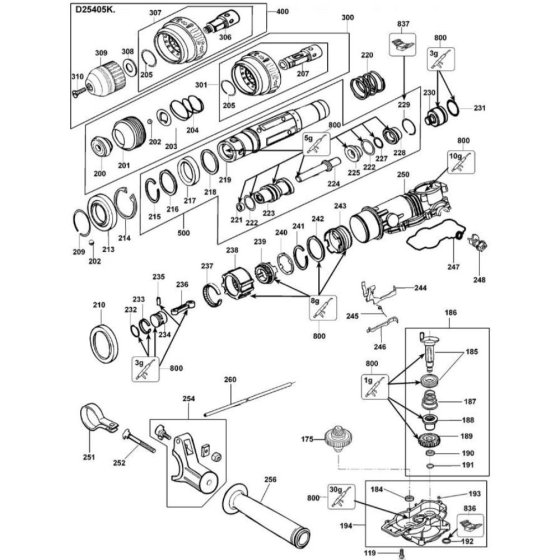 Piston Assembly for DeWalt D25404K