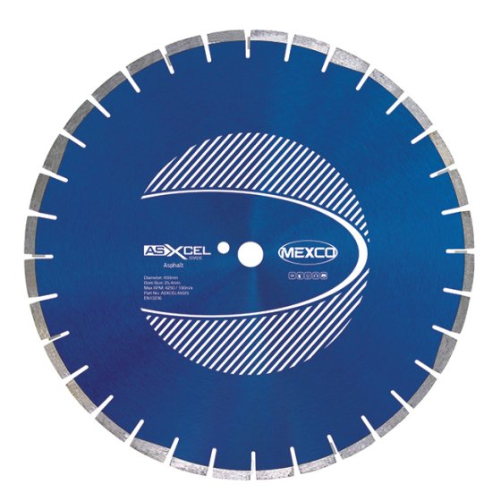 Mexco 450mm Diamond Blade Asphalt XCEL Grade