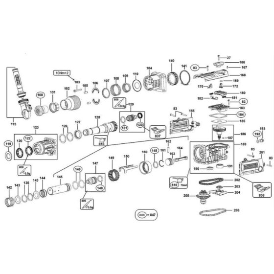 Crankshaft Assembly for DeWalt