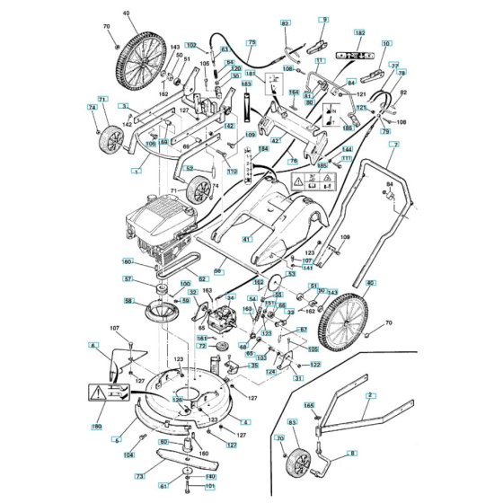 Husqvarna D51 S Assembly