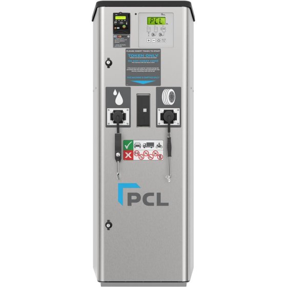 PCL D96 Air & Water Tower, Mains Air, 5.5 Bar, Psi/Bar, Token - D96SS10T/T0
