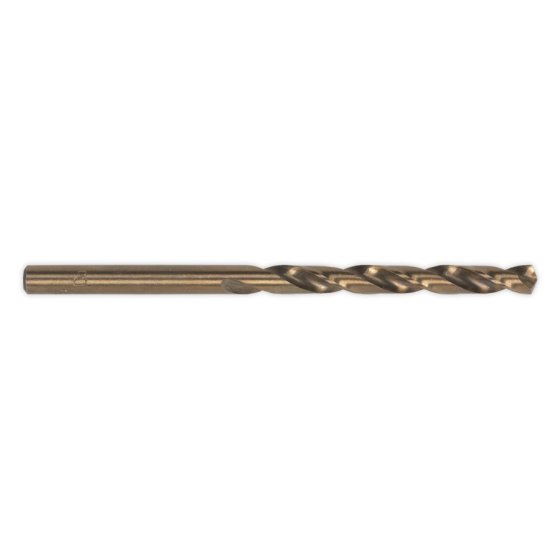 HSS Cobalt Fully Ground Drill Bit 1.5mm Pack of 10 Sealey Part No. DB015CB