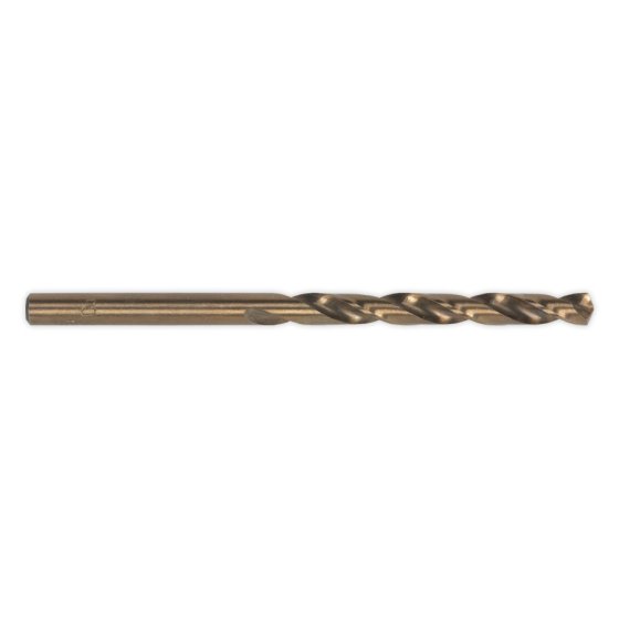 HSS Cobalt Fully Ground Drill Bit 12.5mm Pack of 5 Sealey Part No. DB125CB