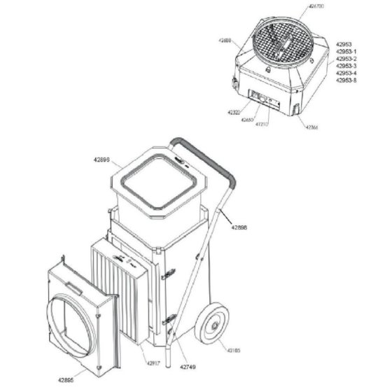 Main Assembly for DC AirCube 2000