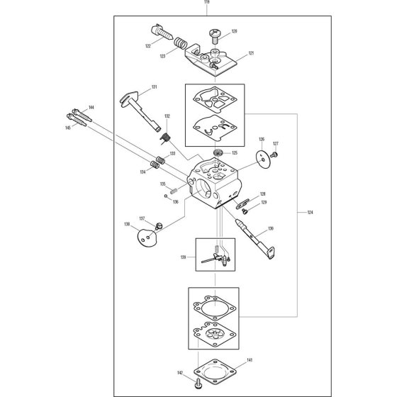 Carburetor Assembly for Makita