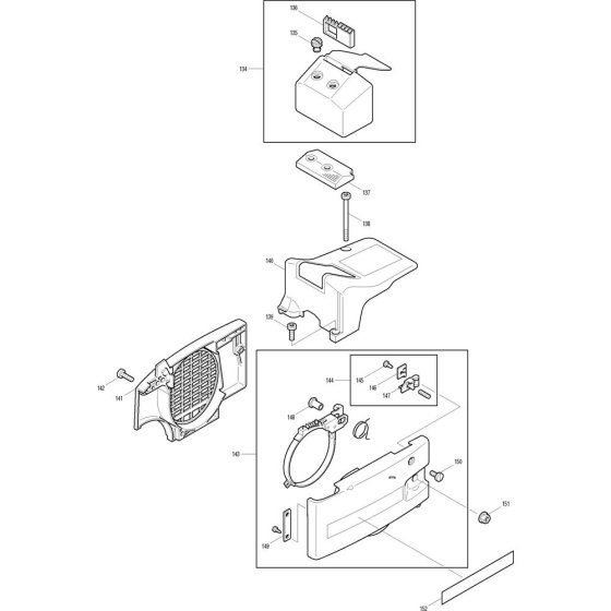 Air Filter Housing for Makita