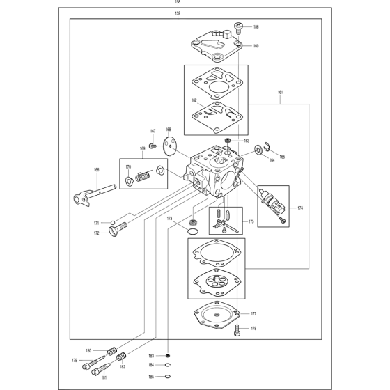 Carburetor Assembly for Makita