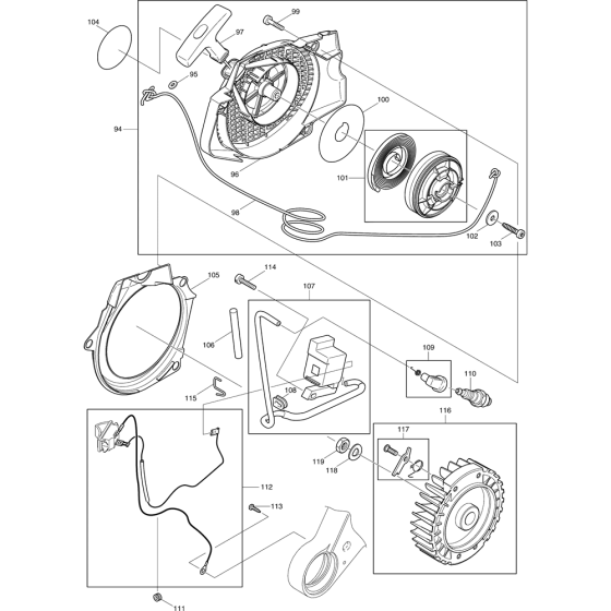 Starter & Flywheel Assembly