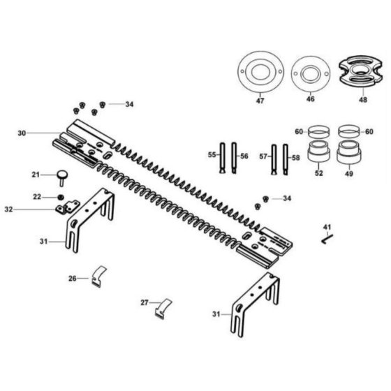 Main Assembly for DeWalt Jigsaw