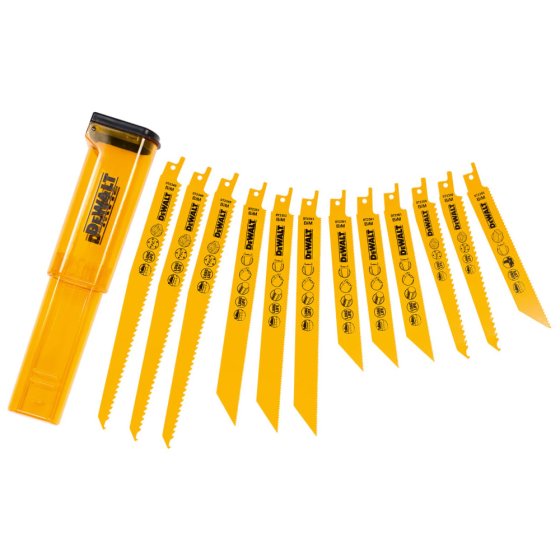 DT2445 Reciprocating Saw Blade Set 12 Piece
