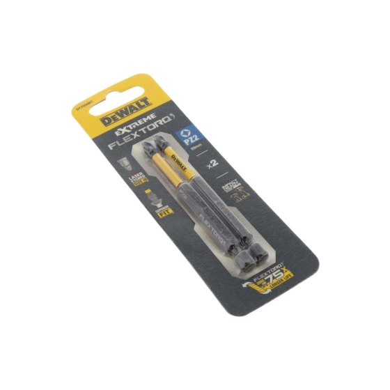 DeWalt Impact Torsion Bits PZ2 85mm - Pack of 2