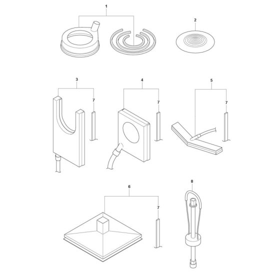 Husqvarna DM 280 Accessories