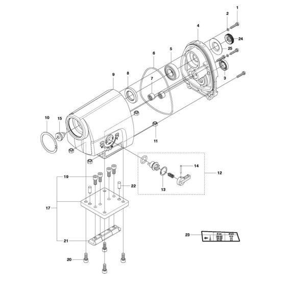 Gearbox Assembly for DM 280