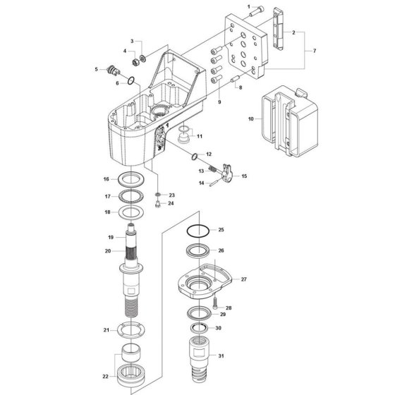 Spindle Assembly for Husqvarna