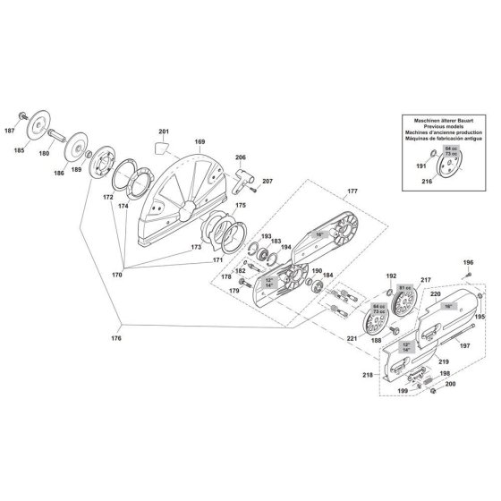 Makita DPC8111 Hood Assembly