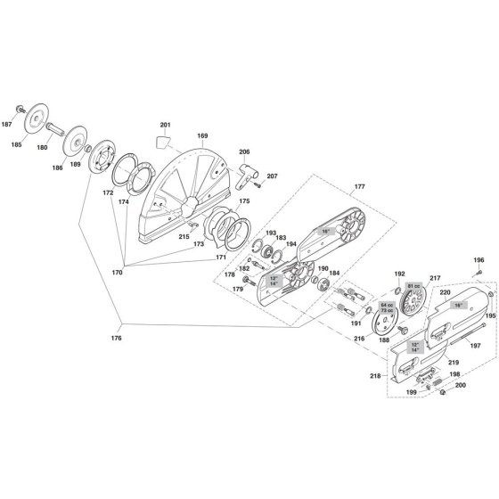 Makita DPC8112 Hood Assembly