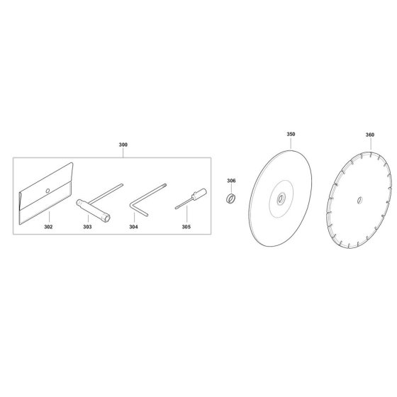 Blades & Tools for Makita DPC8132