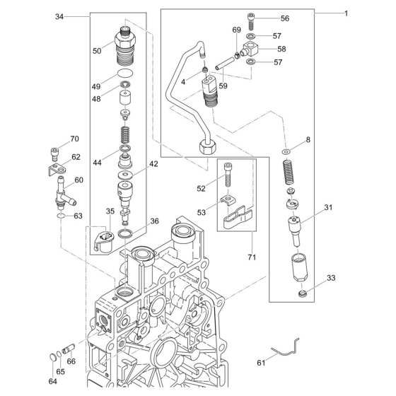 Injection Assembly for DPS1850H