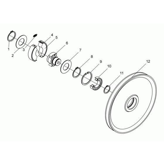 Clutch Assembly for DPS2050