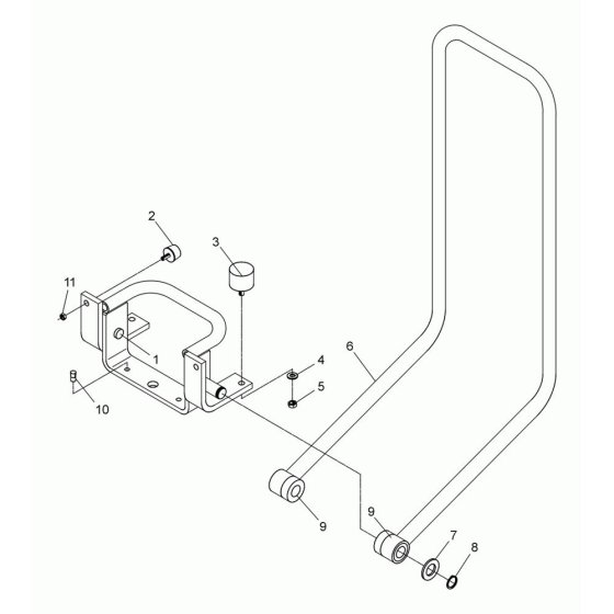 Center Pole Assembly for DPS2050
