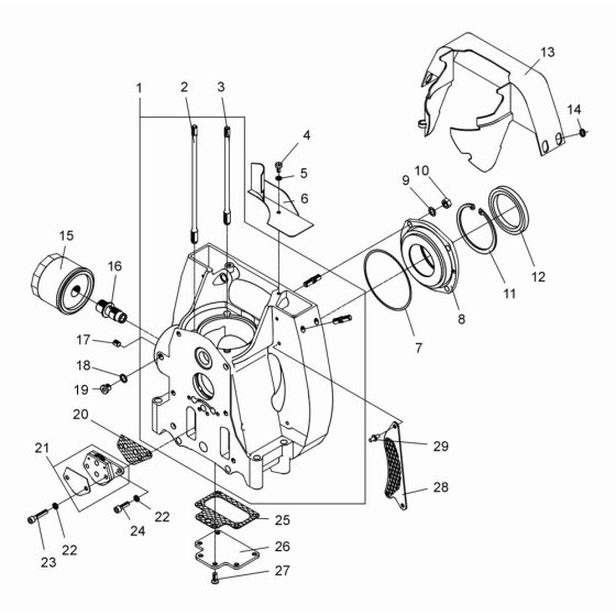Crankcase Assembly for DPS2050