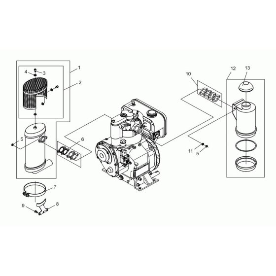 Muffler Assembly for Wacker DPS3060