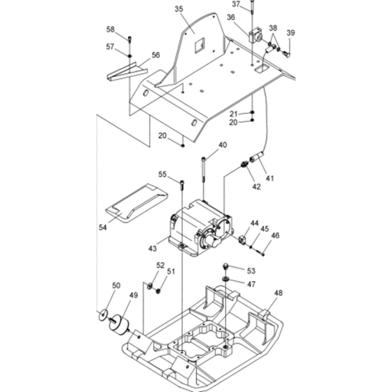 Vibratory Plate 2 Assembly