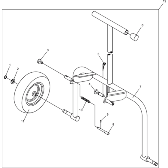 Trolley Assembly for Wacker DPU5545H