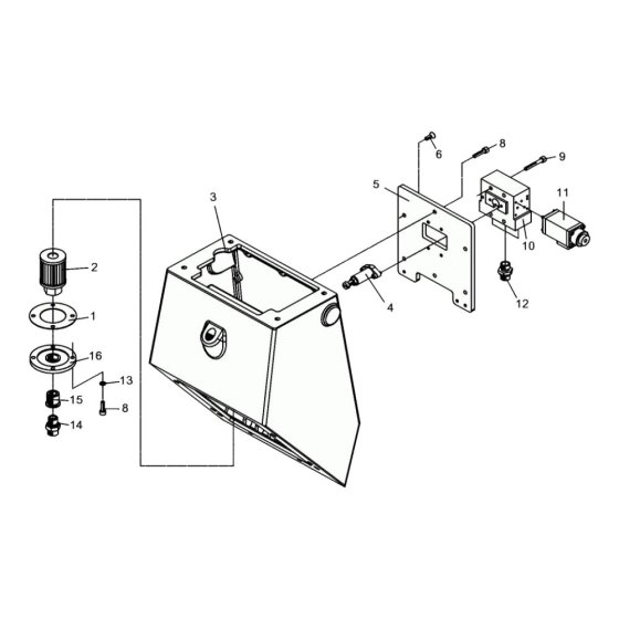 Console Assembly for Wacker DPU7060