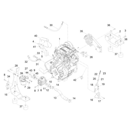 Engine Assembly for Wacker DPU90