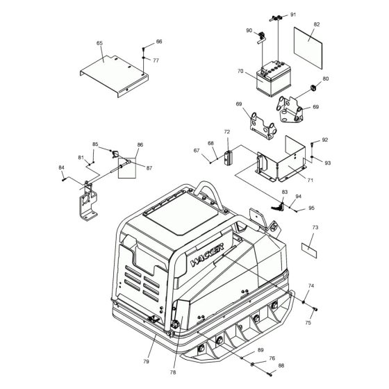 Battery Assembly for DPU9070